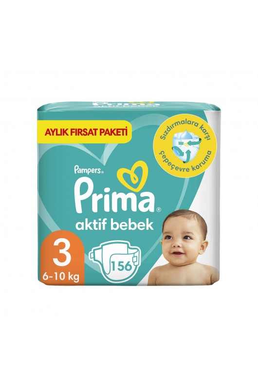 PRıMA AKTıF BEBEK 3 MıDı 4-9KG 50 Lı