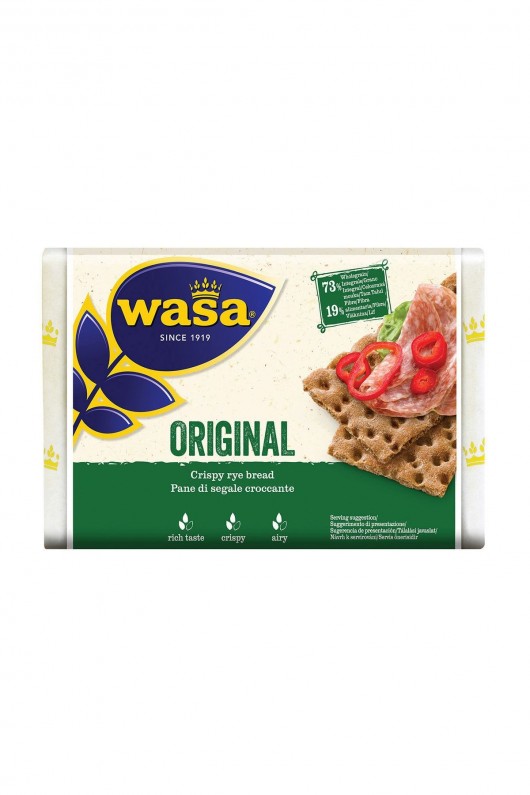 WASA 275 GR ORIGINAL SADE CAVDAR EKMEK WASA 275 GR ORIGINAL SADE CAVDAR EKMEK