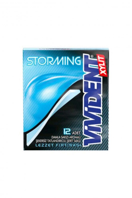 VIVIDENT STORMING XYLIT SAKIZ 33 GR DAMLA VIVIDENT STORMING XYLIT SAKIZ 33 GR DAMLA